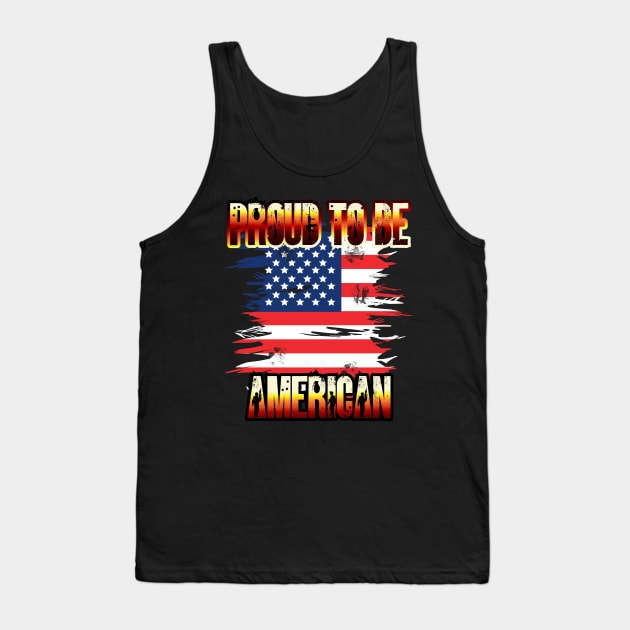 Guardians of Liberty: Proud to be American Tank Top by InkBlissful